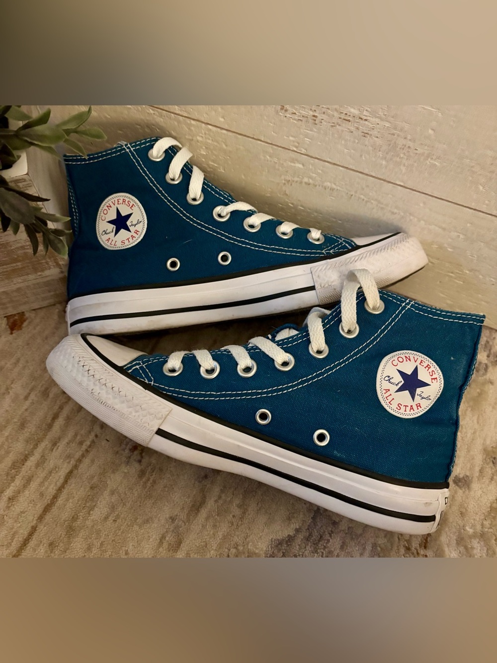 Converse All Star Blue High Top Sneakers